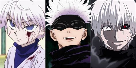 white haired anime guy|strongest white haired character in anime.